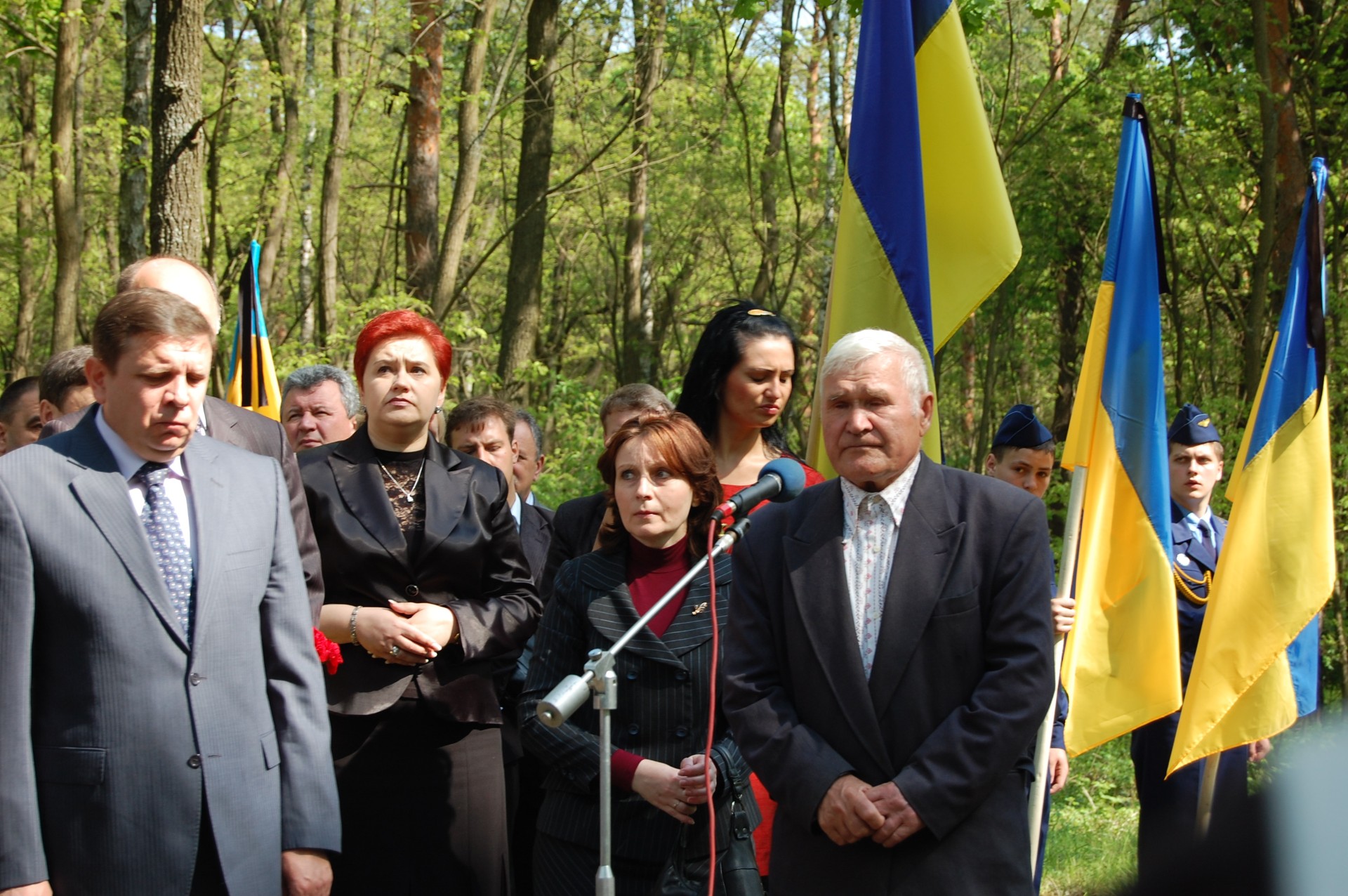 На мітингу біля села Халявин