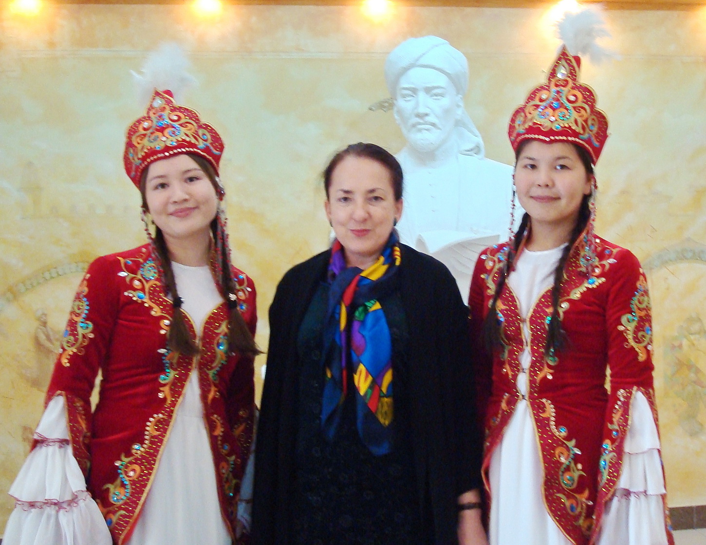 Тетяна Дзюба на святі в Казахстані