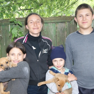 Марина Малінецька із дітками