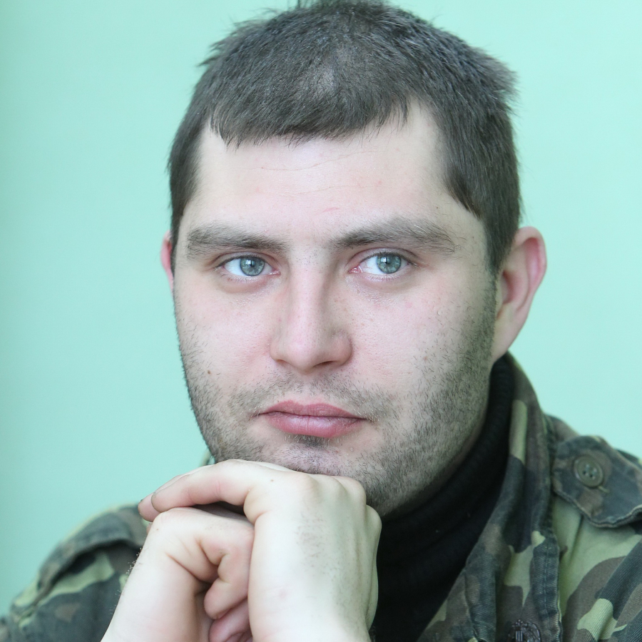 Ярослав Маджуга в АТО (фото 2014 року)