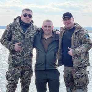 Андрій Квітка із Горішніх Плавнів, позивний «Гот», Сергій Козел із села Гаврилівка Роменського району, і Володимир Семінько