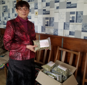 Влітку Лідія Бурдай з командою ще й лікарські трави заготовляли