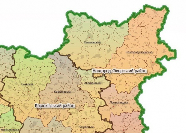 На Чернігівщині чотири громади – у зоні можливих бойових дій