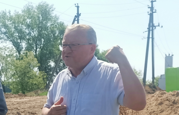 Сергій Маслєнніков на об’єкті