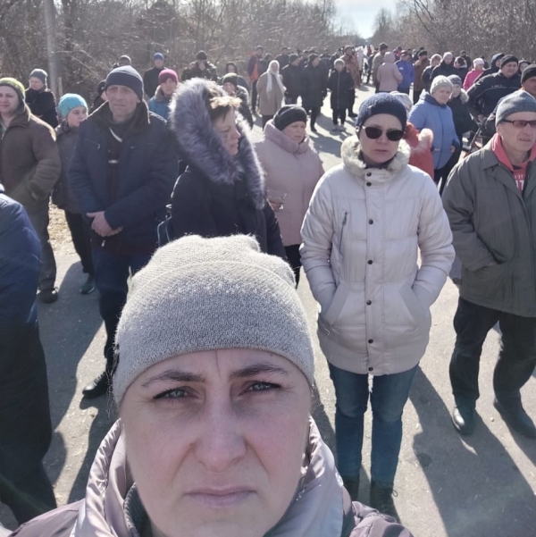 Голіруч зустрічають окупантів