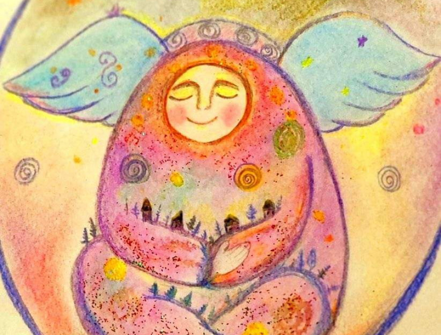 Бобровичанка винайшла свою «янголотерапію»