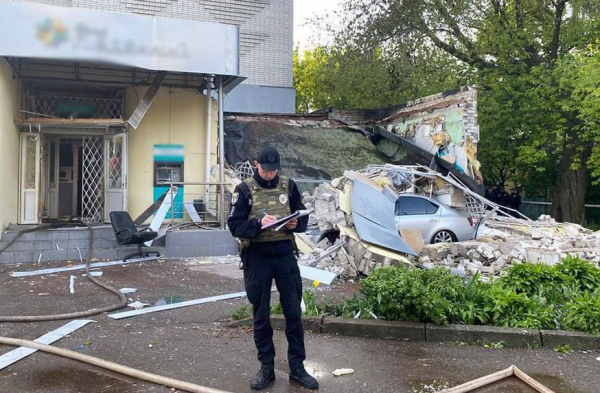 Вибух у банку в Чернігові