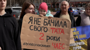 Рідні полонених з ЧАЕС вийшли на чергову акцію